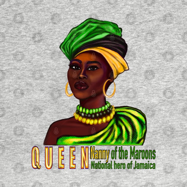 Queen nanny of the Maroons - national heroine of Jamaica by Artonmytee